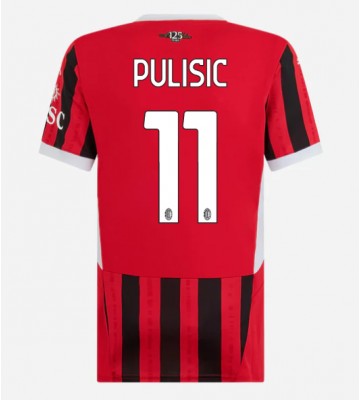 AC Milan Christian Pulisic #11 Hemmatröja Kvinnor 2024-25 Kortärmad